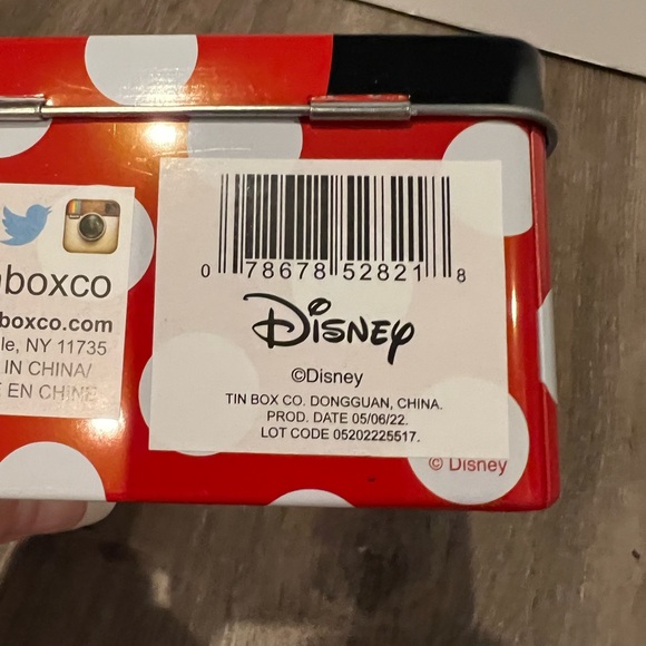 NEW- Disney Minnie Mouse Tin Box - Picture 5 of 7